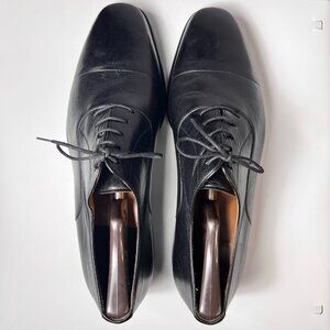 MAGNANNI Federico Black Cap Toe Oxfords Leather Dress lace up Shoes Men 12M
